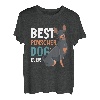 Pinscher Hund Papa zum Vatertag für alle Väter T-Shirt