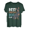 Pinscher Hund Papa zum Vatertag für alle Väter T-Shirt