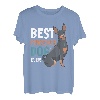 Pinscher Hund Papa zum Vatertag für alle Väter T-Shirt