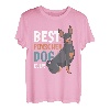 Pinscher Hund Papa zum Vatertag für alle Väter T-Shirt