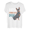 Pinscher Hund Papa zum Vatertag für alle Väter T-Shirt