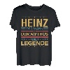 Herren Heinz Vorname Personalisiert Geschenk Papa Vater Männer T-Shirt