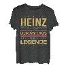 Herren Heinz Vorname Personalisiert Geschenk Papa Vater Männer T-Shirt