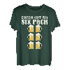Schauen Sie sich mein Sixpack Bier Sechs Pack Gym Drinking Team Bier T-Shirt