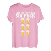 Schauen Sie sich mein Sixpack Bier Sechs Pack Gym Drinking Team Bier T-Shirt
