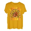 Thankful Vibes Regenbogen Truthahn Herbst Retro Groovy Thanksgiving T-Shirt