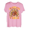 Thankful Vibes Regenbogen Truthahn Herbst Retro Groovy Thanksgiving T-Shirt