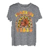 Thankful Vibes Regenbogen Truthahn Herbst Retro Groovy Thanksgiving T-Shirt
