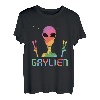 Gay Gaylien Alien LGBTQ Queer Trans Bi Regenbogen CSD Shirt T-Shirt