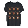 Weihnachtsmütze mit Rentier-Emotionen, lustige Weihnachtsmütze T-Shirt