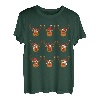 Weihnachtsmütze mit Rentier-Emotionen, lustige Weihnachtsmütze T-Shirt