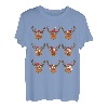 Weihnachtsmütze mit Rentier-Emotionen, lustige Weihnachtsmütze T-Shirt