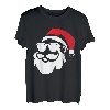 Weihnachtsmann Sonnenbrille Nikolaus Mütze Weihnachtsoutfit T-Shirt
