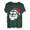 Weihnachtsmann Sonnenbrille Nikolaus Mütze Weihnachtsoutfit T-Shirt