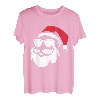 Weihnachtsmann Sonnenbrille Nikolaus Mütze Weihnachtsoutfit T-Shirt