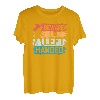Beware I'm Left Hand Funny Ping Pong Player Retro T-Shirt