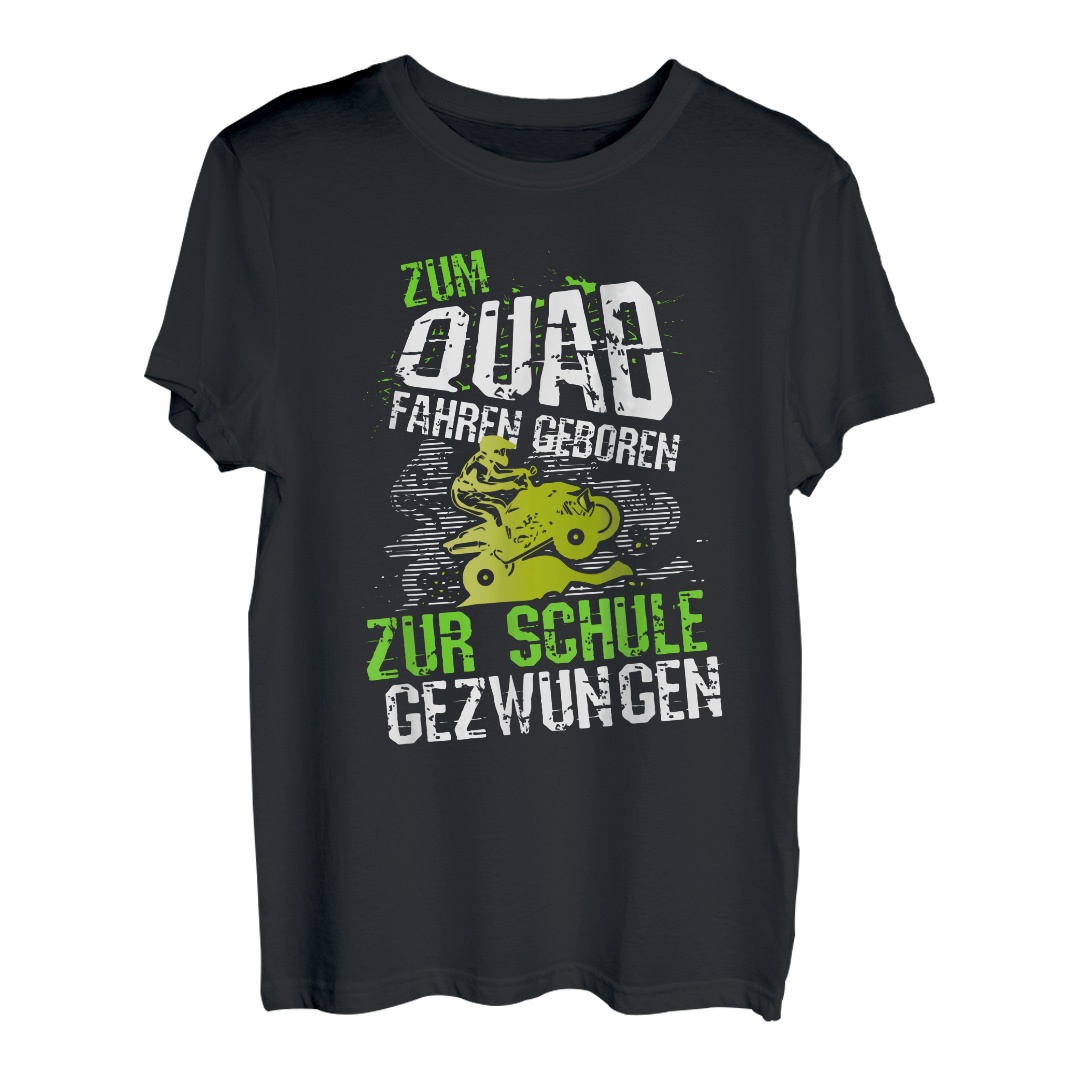 Zum Quad fahren geboren, Lustige Sprüche, Quadfahrer Junge T-Shirt