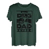 Best Dog Dad Ever Father's Day Sprüche Vater Papa T-Shirt