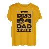 Best Dog Dad Ever Father's Day Sprüche Vater Papa T-Shirt