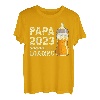 Herren Baby Ankündigung 2023, Babyflasche für Werdenden Papa 2023 T-Shirt