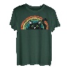 Vintage schwarze Katze Retro für Katzenliebhaber, Katzenmutter, Katzenvater T-Shirt