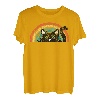 Vintage schwarze Katze Retro für Katzenliebhaber, Katzenmutter, Katzenvater T-Shirt