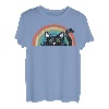 Vintage schwarze Katze Retro für Katzenliebhaber, Katzenmutter, Katzenvater T-Shirt