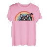 Vintage schwarze Katze Retro für Katzenliebhaber, Katzenmutter, Katzenvater T-Shirt