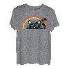 Vintage schwarze Katze Retro für Katzenliebhaber, Katzenmutter, Katzenvater T-Shirt