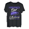 Herren Mundharmonika Shirt Lustige Mundharmonika Papa Mundharmonika T-Shirt