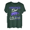 Herren Mundharmonika Shirt Lustige Mundharmonika Papa Mundharmonika T-Shirt