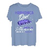 Herren Mundharmonika Shirt Lustige Mundharmonika Papa Mundharmonika T-Shirt