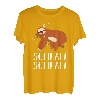 Zum Schlafen Schlafi Faultier Nachthemd Pyjama Schlaf-Anzug T-Shirt