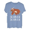 Zum Schlafen Schlafi Faultier Nachthemd Pyjama Schlaf-Anzug T-Shirt