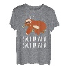 Zum Schlafen Schlafi Faultier Nachthemd Pyjama Schlaf-Anzug T-Shirt