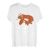 Zum Schlafen Schlafi Faultier Nachthemd Pyjama Schlaf-Anzug T-Shirt
