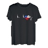 Chile Herz Chilene Herzschlag EKG Puls Chilenischer Stolz T-Shirt