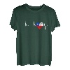 Chile Herz Chilene Herzschlag EKG Puls Chilenischer Stolz T-Shirt