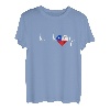 Chile Herz Chilene Herzschlag EKG Puls Chilenischer Stolz T-Shirt
