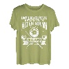 Herren Unterschätze niemals einen alten Mann der Billard spielt T-Shirt