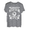 Herren Unterschätze niemals einen alten Mann der Billard spielt T-Shirt