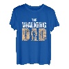 Herren Papa Walking Dad Vater The Walking Dad Zombie Geschenk Party T-Shirt