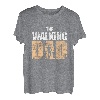 Herren Papa Walking Dad Vater The Walking Dad Zombie Geschenk Party T-Shirt