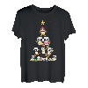 Pandas Weihnachtsbaum Süß Weihnachten Geschenk Damen Herren T-Shirt