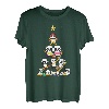 Pandas Weihnachtsbaum Süß Weihnachten Geschenk Damen Herren T-Shirt