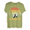 Cooles Bambusbjörn Panda Vintage Geschenk Design T-Shirt