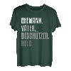 Ehemann Vater Beschützer Held Cooles Vatertag Geschenk Shirt T-Shirt