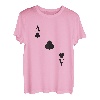 Damen Kartenspiel Kostüm Spielkarte Kreuz Ass Fasching & Karneval T-Shirt
