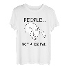 Faultier People Not A Big Fan Lustiges Ich Hasse Menschen T-Shirt