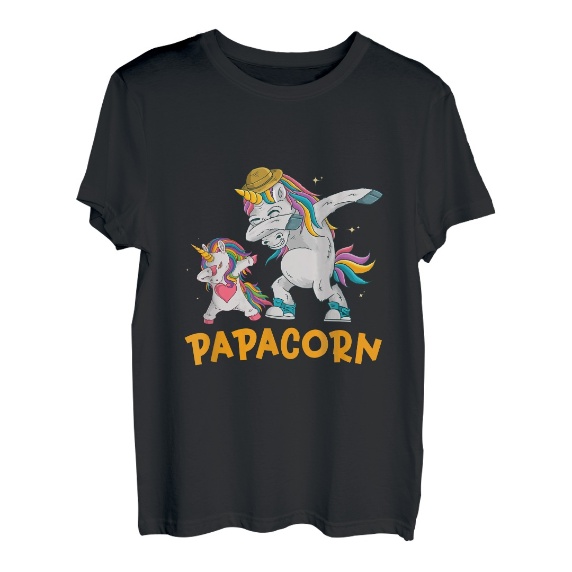 Papacorn Einhorn Vatertag 2022 Männergeschenk T-Shirt
